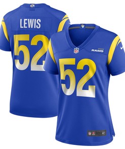 Terrell Lewis Los Angeles Rams Womens Game Jersey - Royal Nfl