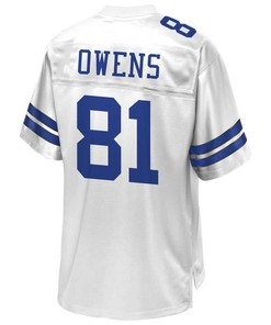 Terrell Owens Dallas Cowboys Nfl Pro Line Retired Team Player Jersey - White