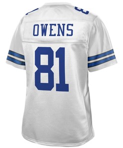 Terrell Owens Dallas Cowboys Nfl Pro Line Womens Retired Player Jersey - White