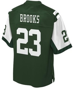 Terrence Brooks New York Jets Nfl Pro Line Team Color Player Jersey - Green