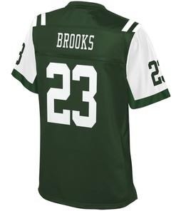 Terrence Brooks New York Jets Nfl Pro Line Womens Team Color Player Jersey - Green