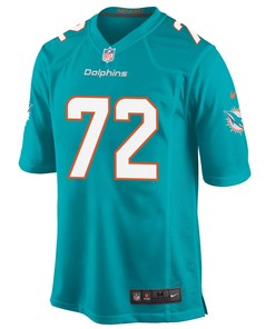 Terron Armstead 72 Miami Dolphins Game Men Jersey - Aqua Jersey