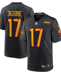 Terry McLaurin 17 Washington Commanders Alternate Game Player Jersey - Black