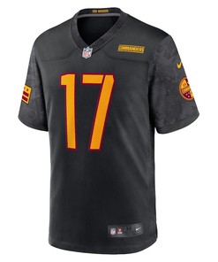 Terry McLaurin 17 Washington Commanders Alternate Game Player Jersey - Black