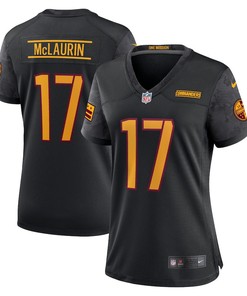 Terry McLaurin 17 Washington Commanders Women's Alternate Game Player Jersey - Black