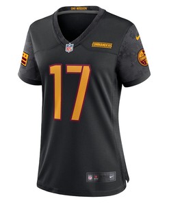 Terry McLaurin 17 Washington Commanders Women's Alternate Game Player Jersey - Black