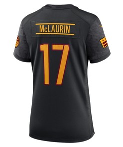 Terry McLaurin 17 Washington Commanders Women's Alternate Game Player Jersey - Black