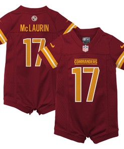 Terry Mclaurin Washington Commanders Newborn & Infant Game Romper Jersey - Burgundy Nfl