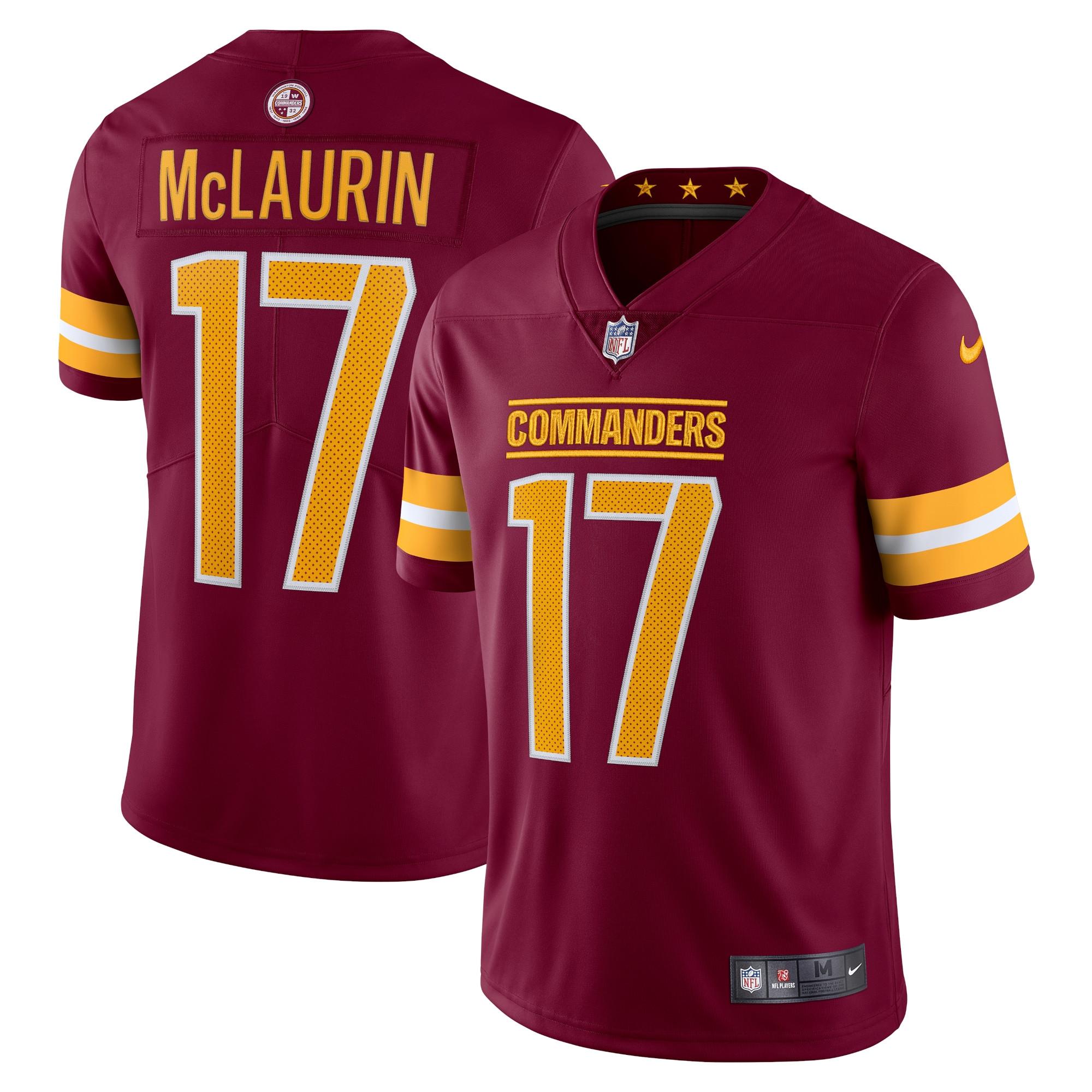 Terry Mclaurin Washington Commanders Vapor Limited Jersey Burgundy Nfl
