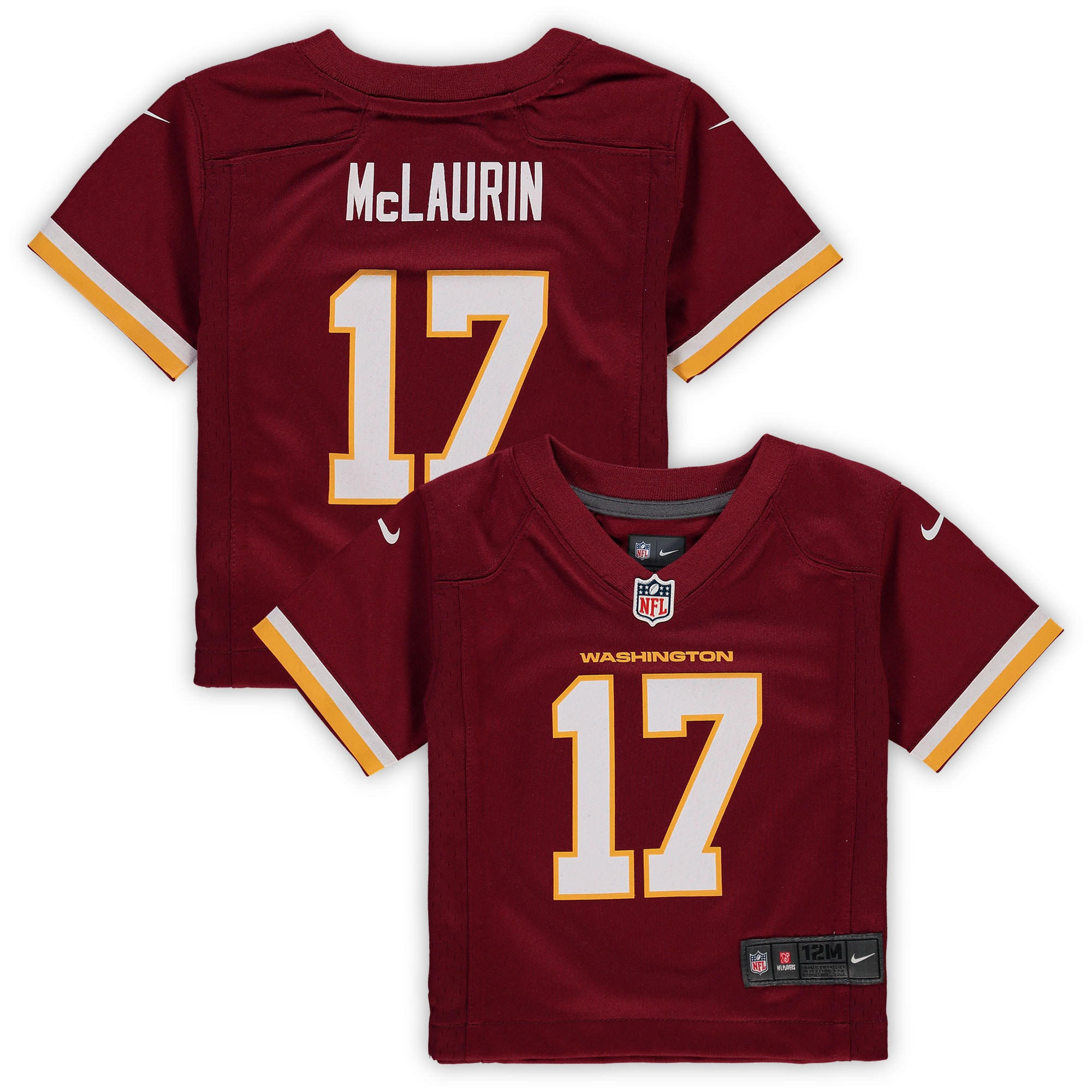 Terry Mclaurin Washington Football Team Infant Game Jersey - Burgundy Nfl