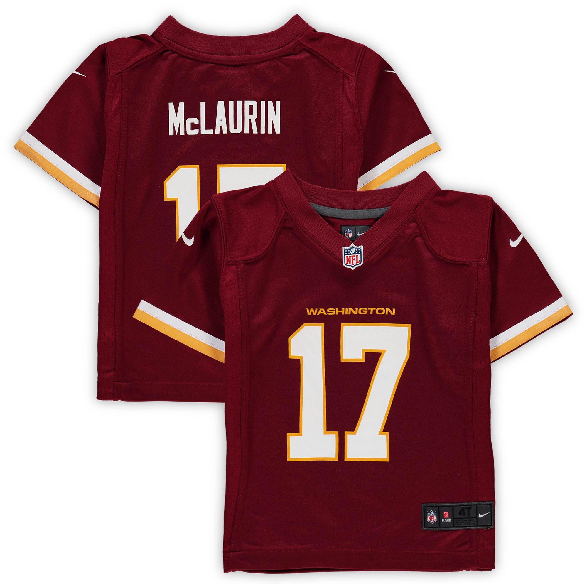 Terry Mclaurin Washington Football Team Toddler Game Jersey - Burgundy Nfl