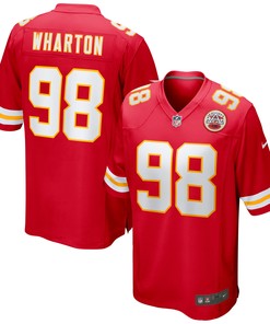 Tershawn Wharton Kansas City Chiefs Game Jersey - Red Nfl