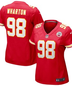Tershawn Wharton Kansas City Chiefs Womens Game Jersey - Red Nfl