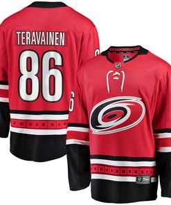 Teuvo Teravainen Carolina Hurricanes Fanatics Branded Breakaway Player Jersey - Red Nhl