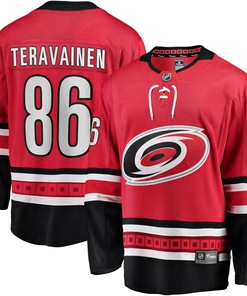 Teuvo Teravainen Carolina Hurricanes Fanatics Branded Home Premier Breakaway Player Jersey - Red Nhl