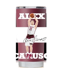 Texas A&M Aggies Alex Caruso Maroon Tumbler - Perfect for Texas A&M and Tumbler Gift Fans