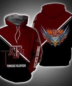 Texas A&M Aggies Fire Eagle 3D Hoodie Texas A&M Aggies Christmas Gifts