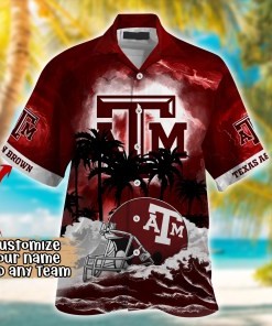 Texas A&M Aggies NCAA Best Hawaiian Shirt Ever- Customize Any Team Any League