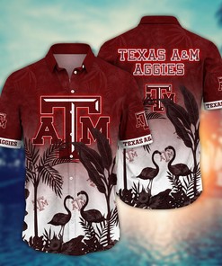 Texas A&M Aggies NCAA Flower Hawaii Shirt For Fans Ver 10
