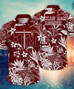 Texas A&M Aggies NCAA Flower Hawaii Shirt For Fans Ver 13
