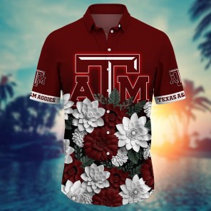 Texas A&M Aggies NCAA Flower Hawaii Shirt For Fans Ver 26