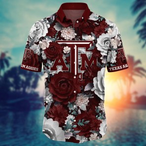 Texas A&M Aggies NCAA Flower Hawaii Shirt For Fans Ver 7