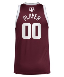 Texas A&M Aggies Unisex NIL Men Basketball Custom Jersey - Maroon