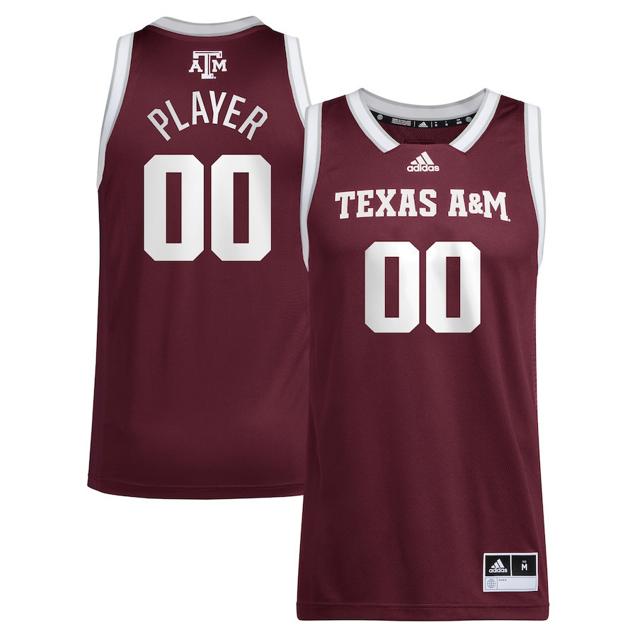 Texas A&M Aggies Unisex NIL Women Basketball Custom Jersey - Maroon