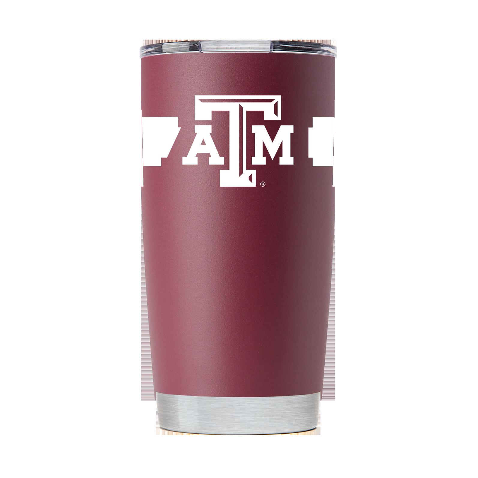 Texas A&M Maroon Stainless Steel Tumbler - Classic Design for Texas A&M Fans