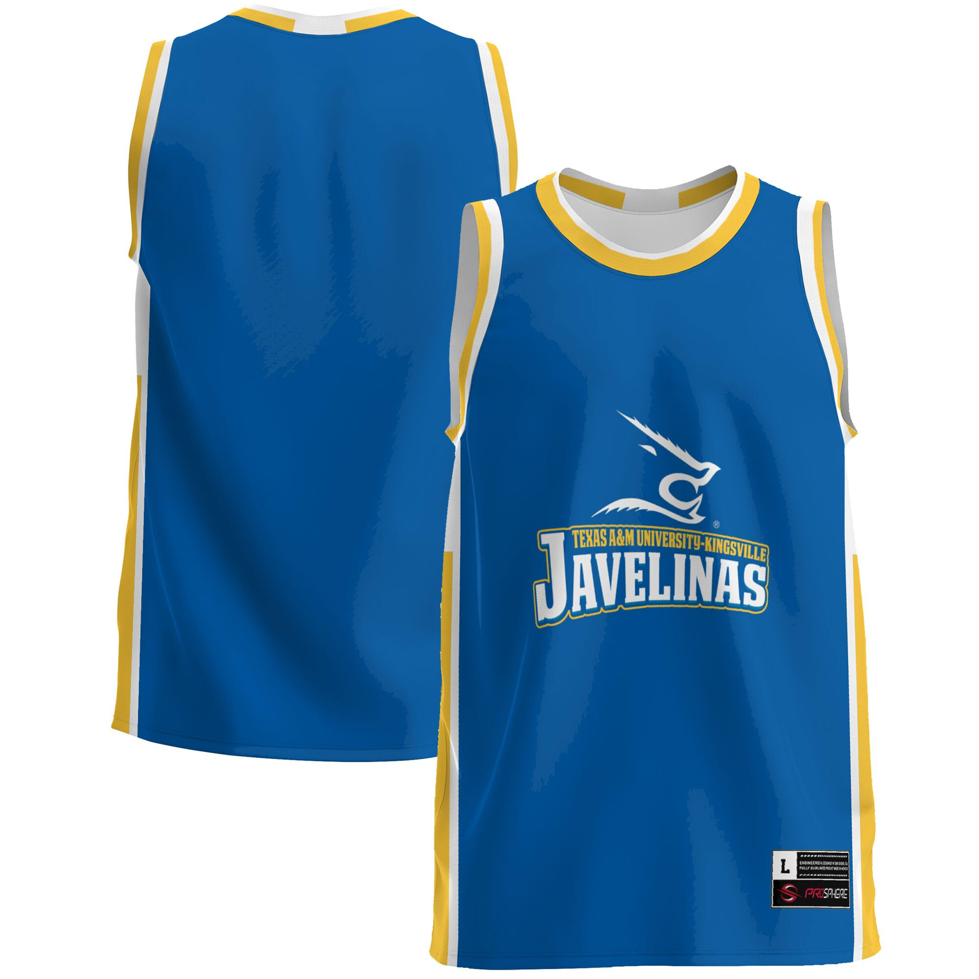 Texas A&m Kingsville Javelinas Basketball Jersey - Blue Ncaa