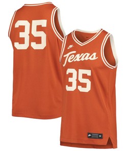 Texas Longhorns 35 Retro Basketball Men Jersey - Texas Orange