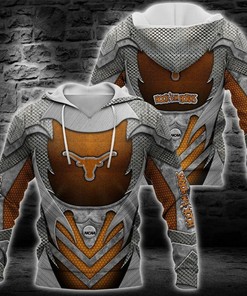 Texas Longhorns Knights Templar Armor Vintage 3D Hoodie Texas Longhorns Gift