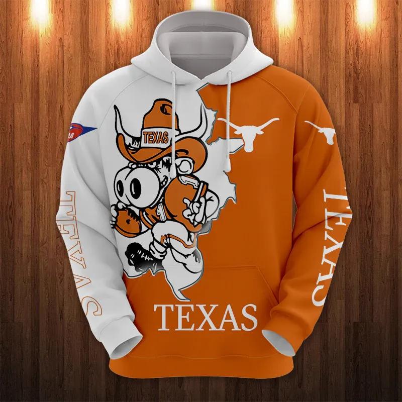 Texas Longhorns Mascot 3D Hoodie Texas Longhorns Gift