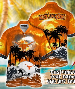 Texas Longhorns NCAA Best Hawaiian Shirt Ever- Customize Any Team Any League