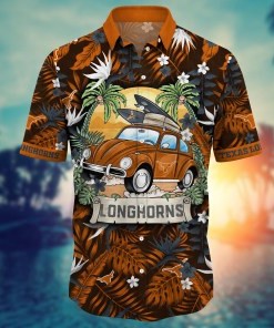 Texas Longhorns NCAA Flower Hawaii Shirt For Fans Ver 1