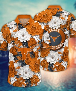 Texas Longhorns NCAA Flower Hawaii Shirt For Fans Ver 11