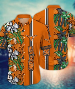 Texas Longhorns NCAA Flower Hawaii Shirt For Fans Ver 12