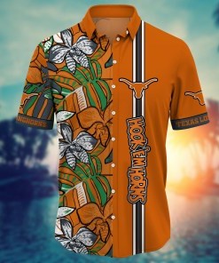 Texas Longhorns NCAA Flower Hawaii Shirt For Fans Ver 12