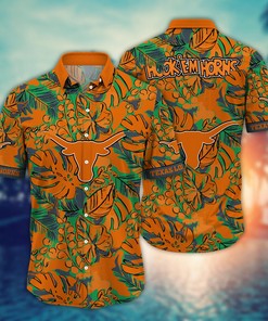 Texas Longhorns NCAA Flower Hawaii Shirt For Fans Ver 14