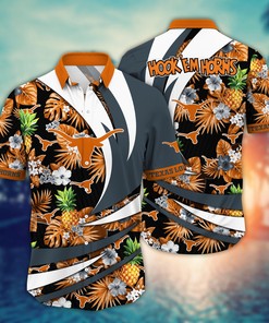 Texas Longhorns NCAA Flower Hawaii Shirt For Fans Ver 16