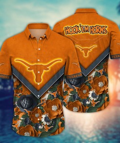 Texas Longhorns NCAA Flower Hawaii Shirt For Fans Ver 18