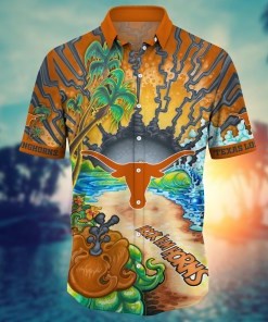 Texas Longhorns NCAA Flower Hawaii Shirt For Fans Ver 20