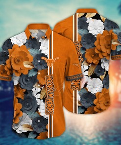 Texas Longhorns NCAA Flower Hawaii Shirt For Fans Ver 23