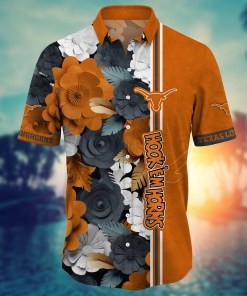Texas Longhorns NCAA Flower Hawaii Shirt For Fans Ver 23