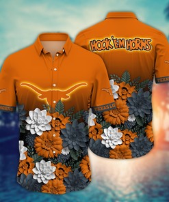 Texas Longhorns NCAA Flower Hawaii Shirt For Fans Ver 26
