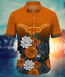 Texas Longhorns NCAA Flower Hawaii Shirt For Fans Ver 26