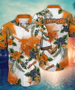 Texas Longhorns NCAA Flower Hawaii Shirt For Fans Ver 28