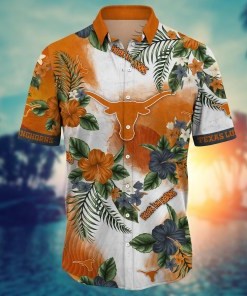 Texas Longhorns NCAA Flower Hawaii Shirt For Fans Ver 28