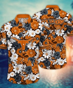 Texas Longhorns NCAA Flower Hawaii Shirt For Fans Ver 3