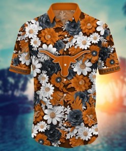 Texas Longhorns NCAA Flower Hawaii Shirt For Fans Ver 3
